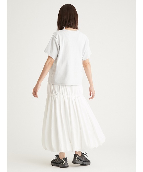 emmi（エミ）の「eco 撥水ティアードボリュームスカート（スカート・レディース・ネイビー/ライトブルー/ホワイト・0/1）」の12枚目の写真