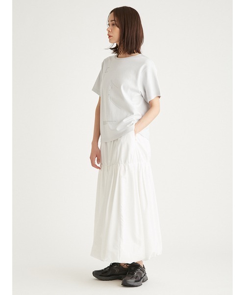 emmi（エミ）の「eco 撥水ティアードボリュームスカート（スカート・レディース・ネイビー/ライトブルー/ホワイト・0/1）」の13枚目の写真