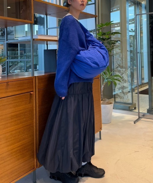 emmi（エミ）の「eco 撥水ティアードボリュームスカート（スカート・レディース・ネイビー/ライトブルー/ホワイト・0/1）」の20枚目の写真