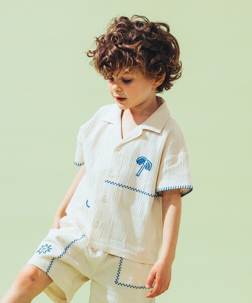 楊柳 開襟シャツ 2025（100～140cm）（シャツ/ブラウス）｜こども ビームス（コドモビームス）