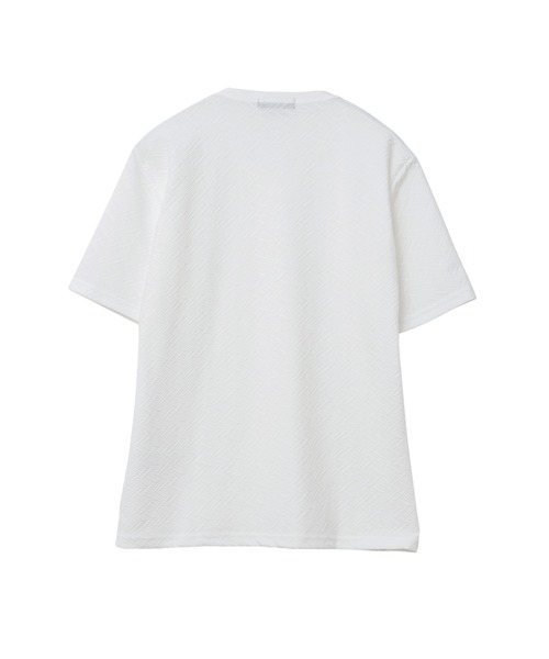 TORNADO MART（トルネードマート）の「TORNADO MART∴バイヤスアローVネック半袖カットソー（Tシャツ/カットソー・メンズ・ホワイト/ブラック・M/XXL/LL/L）」の3枚目の写真