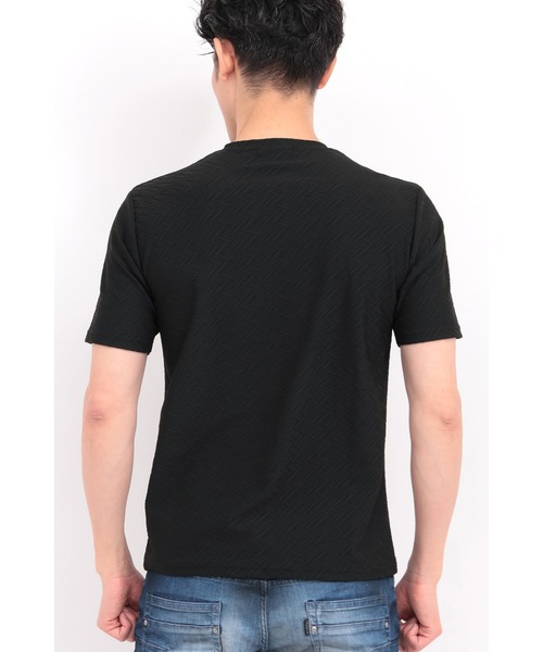TORNADO MART（トルネードマート）の「TORNADO MART∴バイヤスアローVネック半袖カットソー（Tシャツ/カットソー・メンズ・ホワイト/ブラック・M/XXL/LL/L）」の14枚目の写真