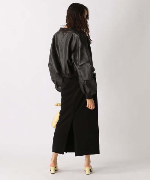 FOREVER 21（フォーエバー トゥエンティーワン）の「【2025SS】フェイクレザーMA－1（MA-1・レディース・ブラウン/ブラック・FREE）」の17枚目の写真