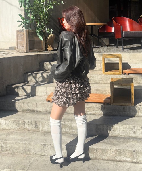 FOREVER 21（フォーエバー トゥエンティーワン）の「【2025SS】フェイクレザーMA－1（MA-1・レディース・ブラウン/ブラック・FREE）」の10枚目の写真