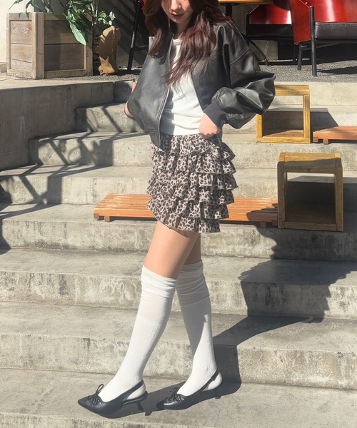 FOREVER 21（フォーエバー トゥエンティーワン）の「【2025SS】フェイクレザーMA－1（MA-1・レディース・ブラウン/ブラック・FREE）」の9枚目の写真