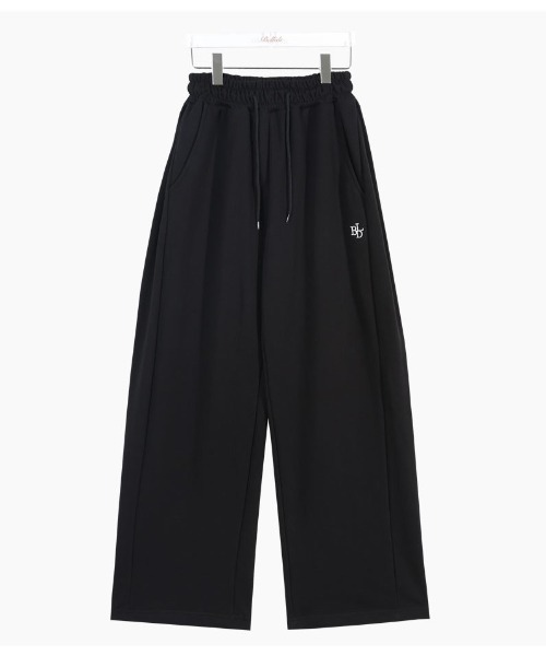 BEIDELLI（ベイデリー）の「[BELLIDE MADE] サイドフォールディングワイドトレーニングパンツ（スウェットパンツ・レディース・チャコール/ホワイト/グレー/ブラック・FREE）」の19枚目の写真