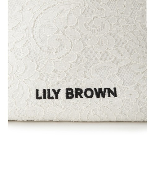 LILY BROWN(リリーブラウン)の「バリエーションロゴキャンバスバッグ(ショルダーバッグ・レディース・ホワイト/キャメル/ブラック・FREE)」の9枚目の写真