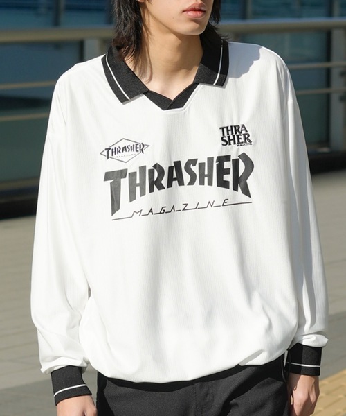 セール】L/S GAME SHIRTS/THRASHER スラッシャー ヴィンテージライク