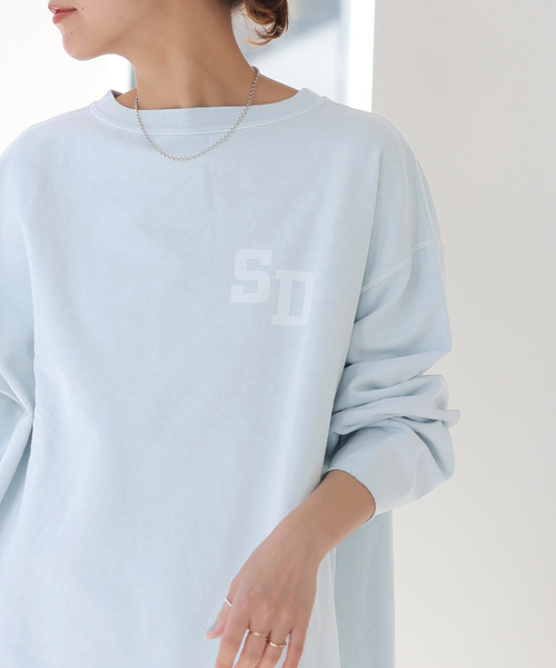 HOLIDAYS COMFORT】USAコットンインレイウラケプルオーバー（T