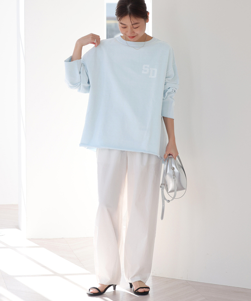 t*h様 holidaycomfortレリュームUSAコットンインレイウラケプル HOLIDAYS COMFORT】USAコットンインレイウラケプルオーバー（T