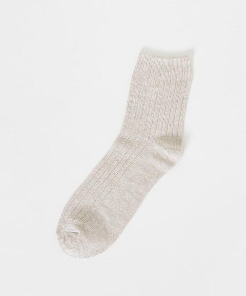 URBAN RESEARCH(アーバンリサーチ)の「『UR TECH』カラーMIXショートソックス(ソックス/靴下・メンズ・ベージュ/ネイビー/ピンク・25-28)」の5枚目の写真