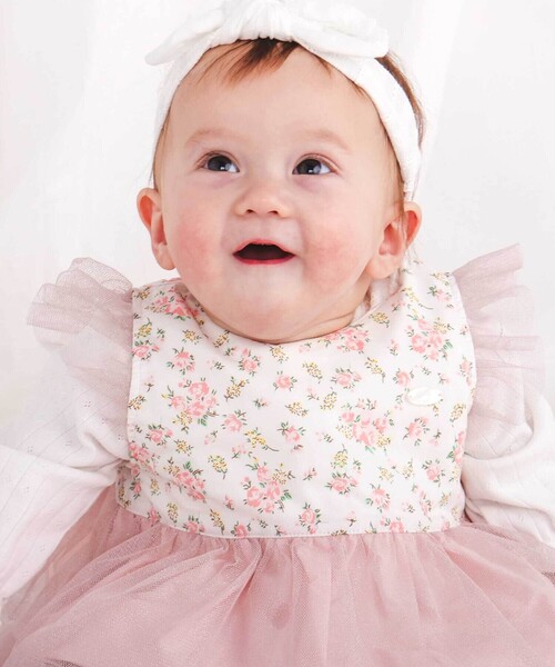 SLAP SLIP BABY（スラップスリップベビー）の「花柄袖フリルラメチュールドレススタイベビー【専用ケース付き】（ベビーギフト・キッズ・ホワイト系その他2/ピンク系その他・FREE）」の17枚目の写真