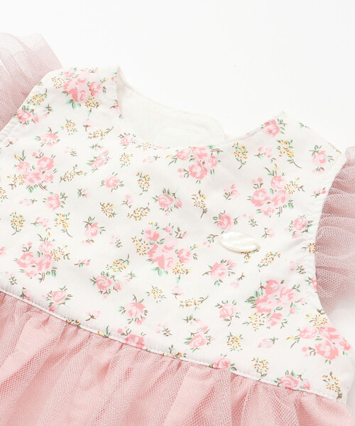 SLAP SLIP BABY（スラップスリップベビー）の「花柄袖フリルラメチュールドレススタイベビー【専用ケース付き】（ベビーギフト・キッズ・ホワイト系その他2/ピンク系その他・FREE）」の5枚目の写真
