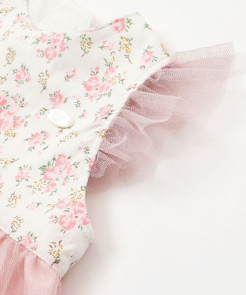 SLAP SLIP BABY（スラップスリップベビー）の「花柄袖フリルラメチュールドレススタイベビー【専用ケース付き】（ベビーギフト・キッズ・ホワイト系その他2/ピンク系その他・FREE）」の6枚目の写真