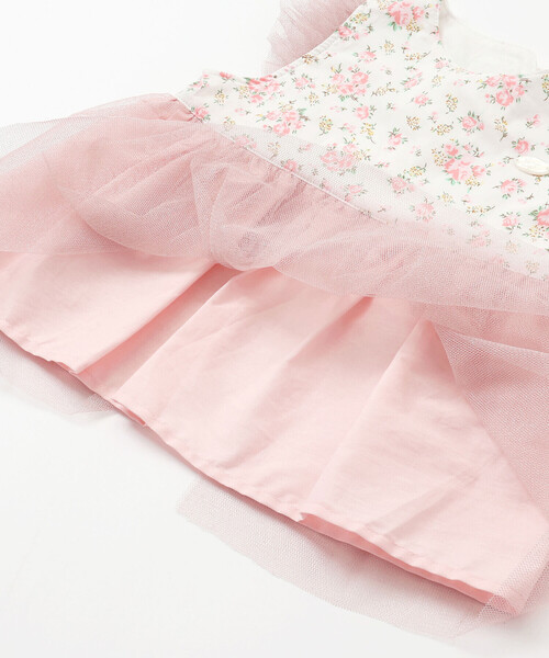 SLAP SLIP BABY（スラップスリップベビー）の「花柄袖フリルラメチュールドレススタイベビー【専用ケース付き】（ベビーギフト・キッズ・ホワイト系その他2/ピンク系その他・FREE）」の9枚目の写真