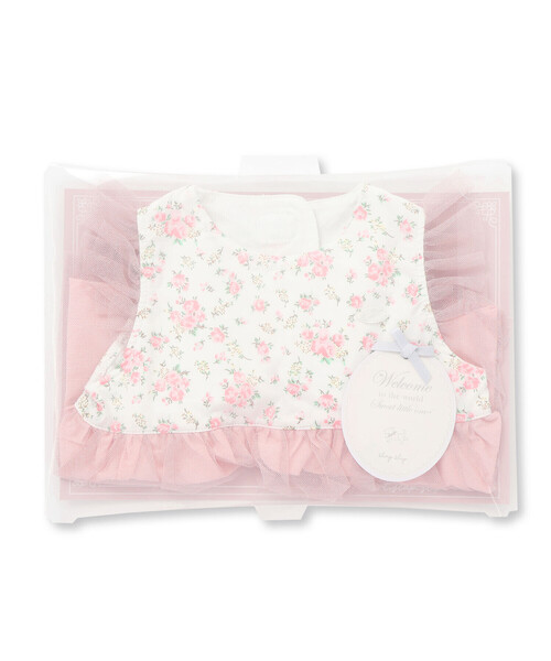 SLAP SLIP BABY（スラップスリップベビー）の「花柄袖フリルラメチュールドレススタイベビー【専用ケース付き】（ベビーギフト・キッズ・ホワイト系その他2/ピンク系その他・FREE）」の10枚目の写真