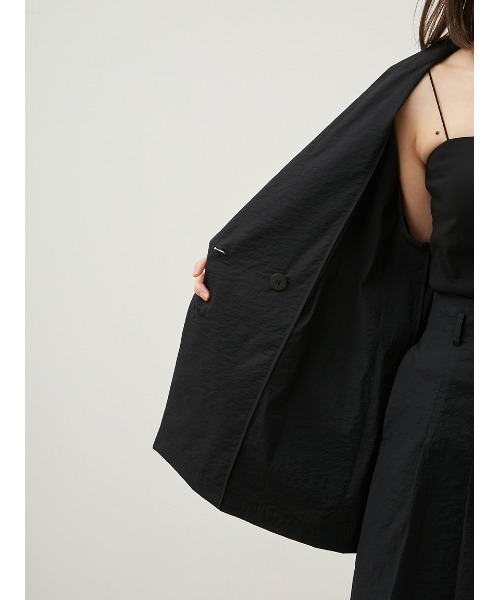 【美品】 MilaOwenストレッチシアーダブルジャケット ブラック　値下げ不可 Mila Owen（ミラオーウェン）の「ストレッチシアーダブル