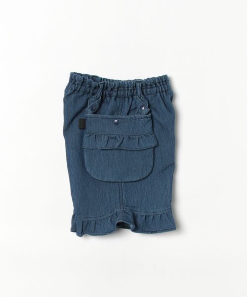KP（ケーピー）の「メッシュデニム別ベルト移動ポケット付きショートP(100～130)（その他パンツ・キッズ・ブルー/ネイビー・100cm/110cm/120cm/130cm）」の4枚目の写真