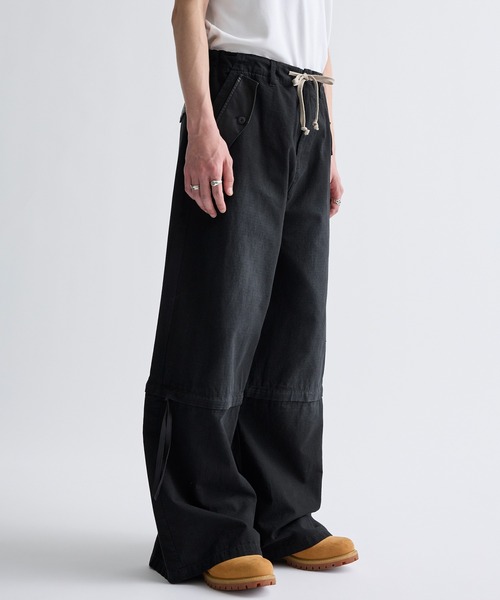 2WAY SARROUEL PANTS【切替ASYMMETRY】 SITRY パンツ 2WAY Sarouel Pants/2WAY サルエルパンツ メンズ