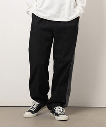 Purple&Yellow | ストレッチデニム配色切り替えパンツ(デニムパンツ)