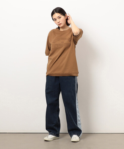 Purple&Yellow（パープルアンドイエロー）の「ストレッチデニム配色切り替えパンツ（デニムパンツ・メンズ・ケミカルウォッシュ/ブラック・X-SMALL/SMALL/MEDIUM/LARGE）」の17枚目の写真