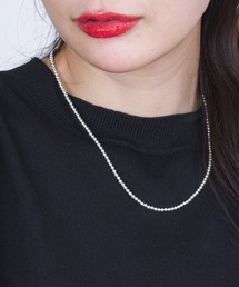 Harpo | 【Harpo/アルポ】シルバー ネックレス ナバホパール ビーズ3mm(ネックレス)