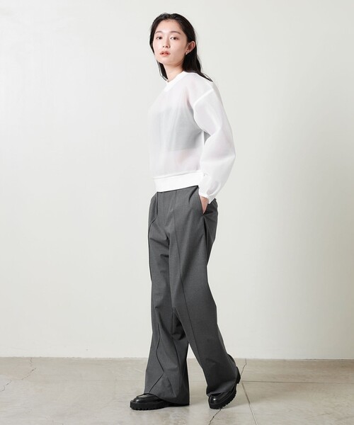 ＜MARW UNITED ARROWS＞クルーネック ダンボール プルオーバー2 MARW UNITED ARROWS tシャツ 「MARW ARROWS」ダンボール クルー
