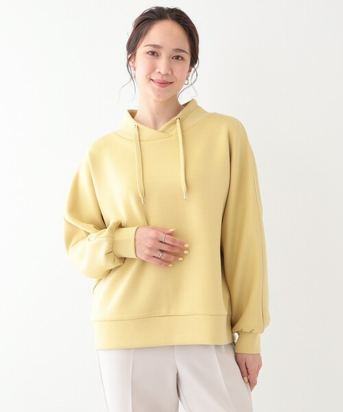 DRESKIP(ドレスキップ)の「【S-LL】なめらかタッチ もちさら抜け襟トップス(Tシャツ/カットソー・レディース・ライトグレー/ブラック/イエロー系その他/ベビーピンク・01/02/03/04)」の17枚目の写真