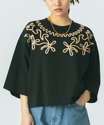 ROSE BUD | (mag.by c)EMBROIDERY H/S TEE(Tシャツ/カットソー)