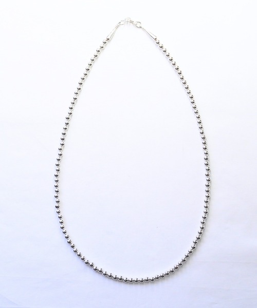 ERICKA NICOLAS BEGAY(エリッカ ニコラス ビゲイ)の「【ERICKA NICOLAS BEGAY】 NAVAJO PEARL NECKLACE / 5-60(ネックレス・メンズ・シルバー系2/シルバー系1・60)」の1枚目の写真