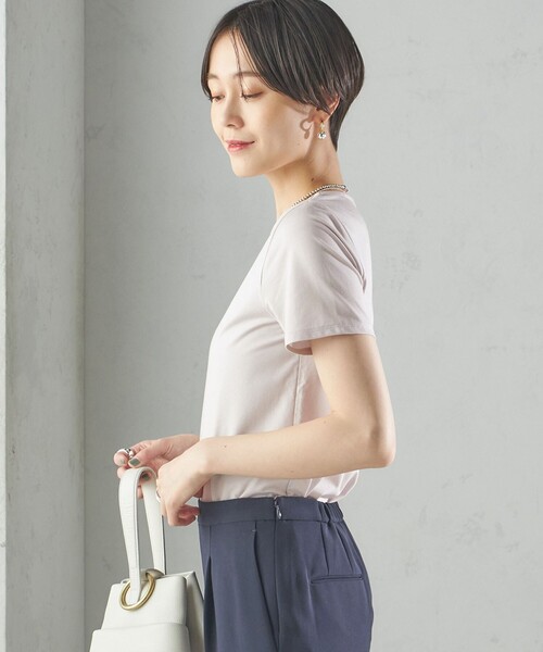 tシャツ 「手洗い可能」SORONA(R) クルーネック TEE レディース 手洗い可能〉SORONA(R) クルーネック TEE（Tシャツ/カットソー