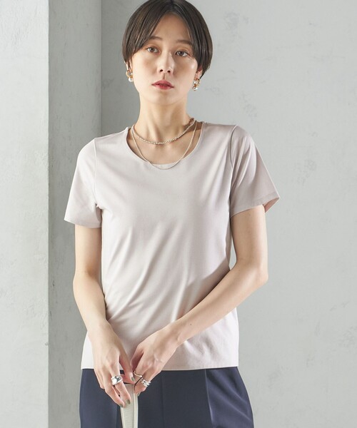 tシャツ 「手洗い可能」SORONA(R) クルーネック TEE レディース 手洗い可能〉SORONA(R) クルーネック TEE（Tシャツ/カットソー