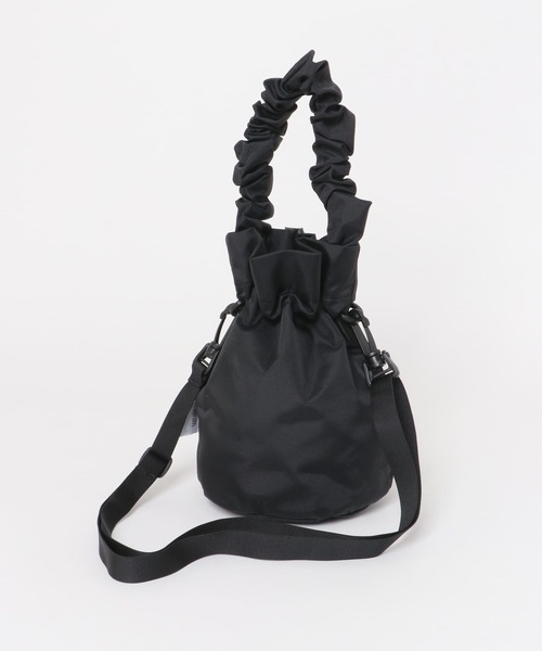 Drifter（ドリフター）の「DRIFTER　ギャザーハンドルポーチバッグ（ショルダーバッグ・レディース・ブルー/ブラック・ONE）」の10枚目の写真