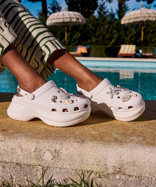 CROCS/クロックス レディース サンダル 厚底 CLASSIC BAE CLOG W