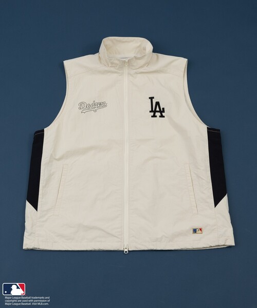 MLB(メジャーリーグベースボール)の「FREAK’S STORE/フリークスストア MLB ナイロン スタンドジップ ベスト(その他アウター・メンズ・オフホワイト/チャコールグレー/ブラウン/ネイビー・LARGE/MEDIUM)」の14枚目の写真