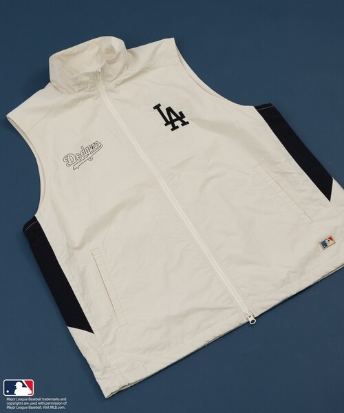 MLB(メジャーリーグベースボール)の「FREAK’S STORE/フリークスストア MLB ナイロン スタンドジップ ベスト(その他アウター・メンズ・オフホワイト/チャコールグレー/ブラウン/ネイビー・LARGE/MEDIUM)」の15枚目の写真