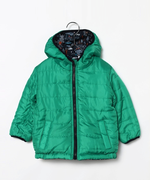 GLOBAL WORK（グローバルワーク）の「撥水機能【キッズ】リバーシブルナカワタジャケット/567629（ナイロンジャケット・キッズ・ピンク/ブルー/グリーン/ライトイエロー・X-LARGE/LARGE/MEDIUM/SMALL）」の18枚目の写真
