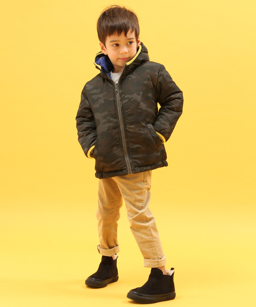 GLOBAL WORK（グローバルワーク）の「撥水機能【キッズ】リバーシブルナカワタジャケット/567629（ナイロンジャケット・キッズ・ピンク/ブルー/グリーン/ライトイエロー・X-LARGE/LARGE/MEDIUM/SMALL）」の19枚目の写真