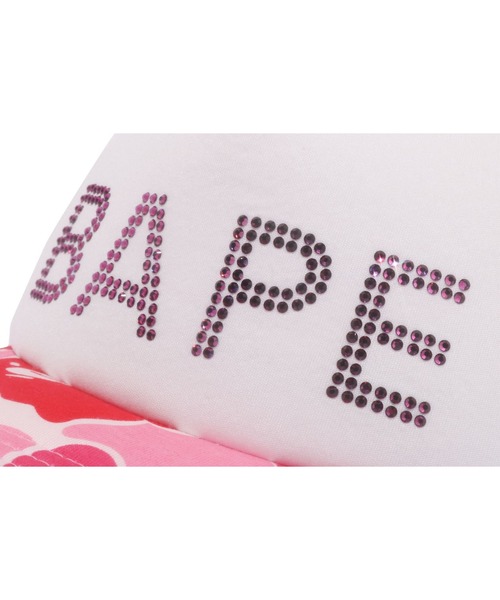 A BATHING APE(アベイシングエイプ)の「ABC CAMO CRYSTAL STONE MESH CAP(キャップ・レディース・グリーン/ピンク/ブルー・FREE)」の12枚目の写真