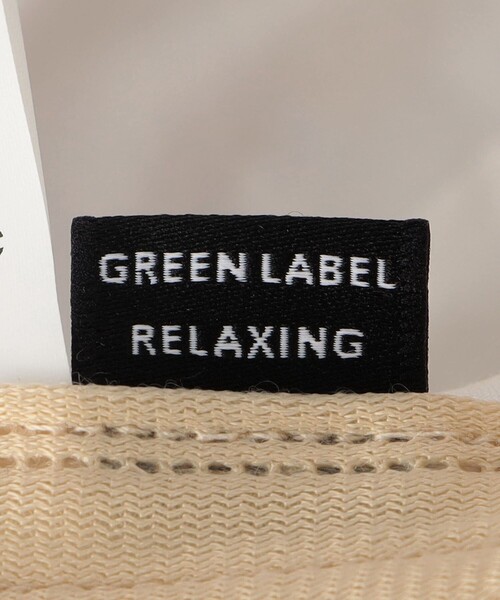 green label relaxing（グリーンレーベルリラクシング）の「チェック バケットハット 紐付き（ハット・キッズ・イエロー/ケリーグリーン・FREE(53-55cm)）」の6枚目の写真