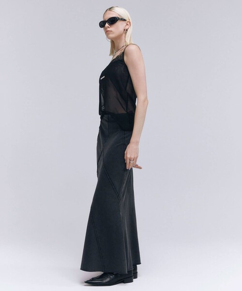 JOSE MOON(ジョゼムーン)の「【JOSEMOON/ジョゼムーン】PIGMENT SWEAT SKIRT/スウェットスカート(スカート・レディース・ダークグレー/グレー・36/38)」の16枚目の写真