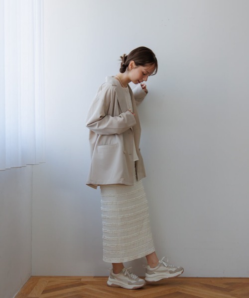 flower（フラワー）の「タイニーフリルスカート2（スカート・レディース・ブラック/アイボリー・FREE）」の17枚目の写真