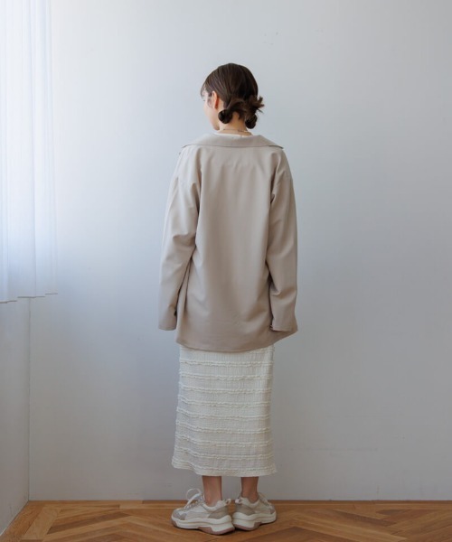 flower(フラワー)の「タイニーフリルスカート2(スカート・レディース・ブラック/アイボリー・FREE)」の18枚目の写真