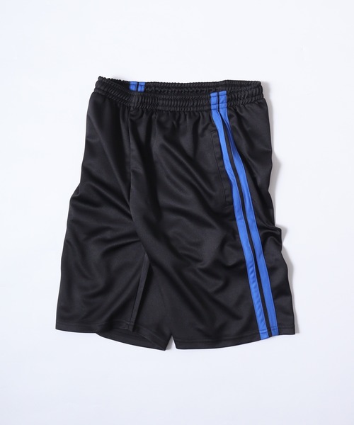 ACE(エース)の「ジャージラインハーフパンツ(その他パンツ・メンズ・ブラック×グレー/ブラック×ホワイト/ブラック×ブルー/ブラック×レッド・LL/M/L)」の4枚目の写真