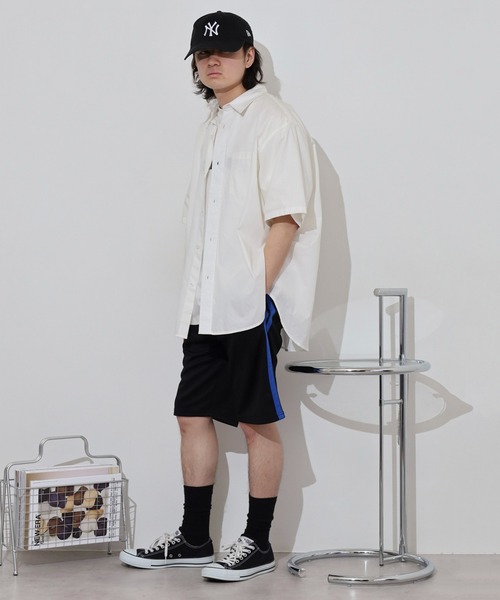 ACE(エース)の「ジャージラインハーフパンツ(その他パンツ・メンズ・ブラック×グレー/ブラック×ホワイト/ブラック×ブルー/ブラック×レッド・LL/M/L)」の18枚目の写真