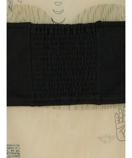 PLANET SHEER TATTOO WITH BUSTIER TOP（Tシャツ/カットソー