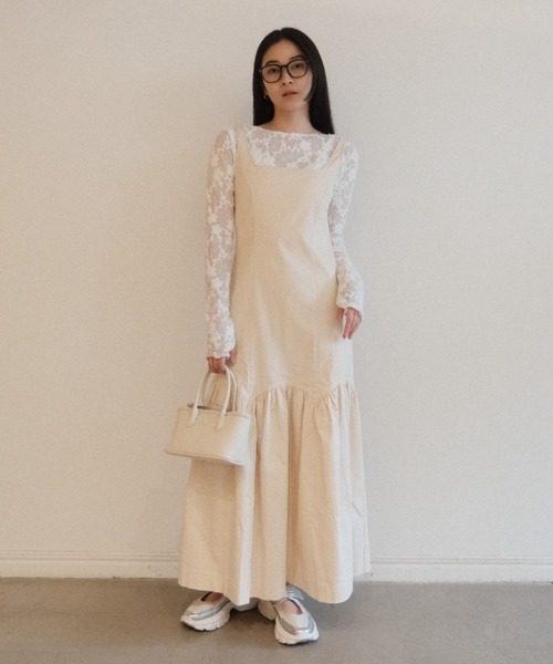 セール】stretch denim one-piece（ワンピース）｜HONEY MI