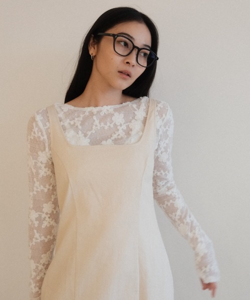 セール】stretch denim one-piece（ワンピース）｜HONEY MI