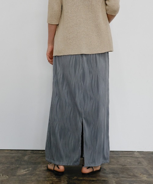 select MOCA(セレクトモカ)の「ニュアンスラインナロースカート(スカート・レディース・ブラック/ブラウン/ライトグレー・FREE)」の13枚目の写真