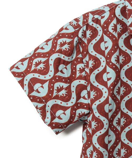 こども ビームス（コドモビームス）の「Beach Party シャツ 2025SS（100～140cm）（シャツ/ブラウス・キッズ・ブラウン系その他/グリーン系その他・100/110/120/130/140）」の16枚目の写真